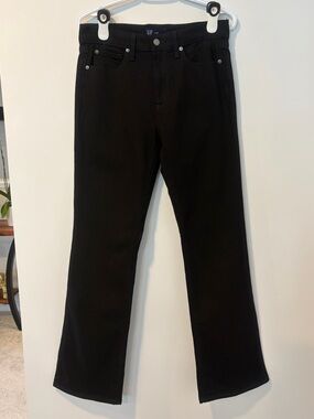 Never Worn! GAP Women's Black High Rise Bootcut Jeans
